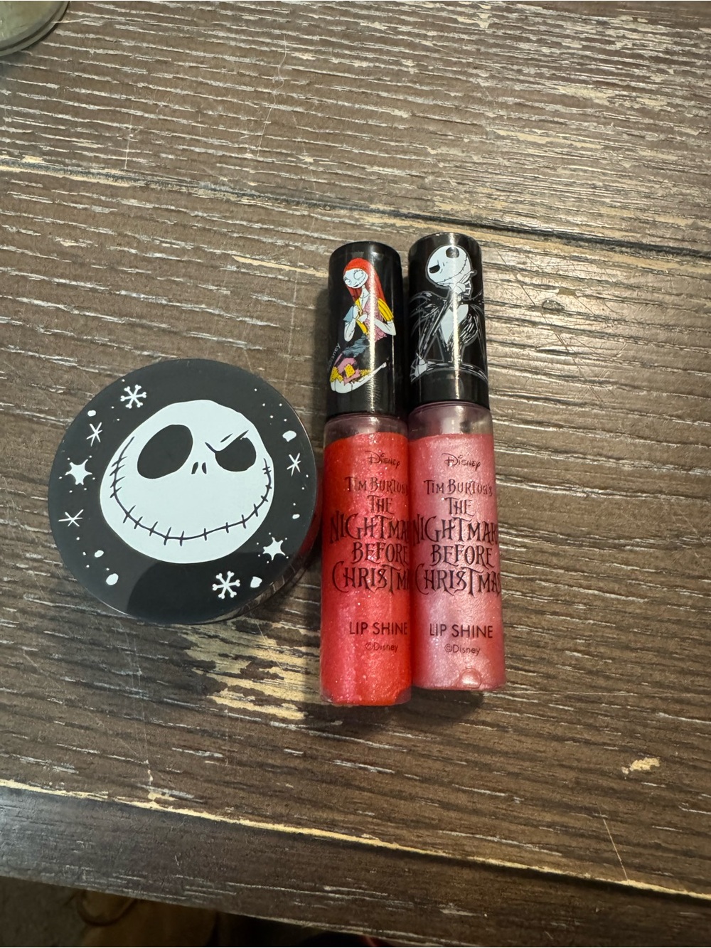 Nightmare Before Christmas Lip Shine Duo with Glitter Gel